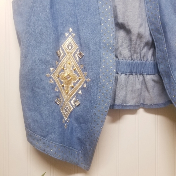 Vintage 90s Southwestern Country Nancy Bolen Vest - Picture 5 of 5